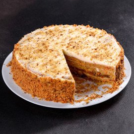 Delicious Carrot Cream Cake