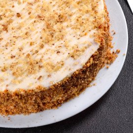 Delicious Carrot Cream Cake