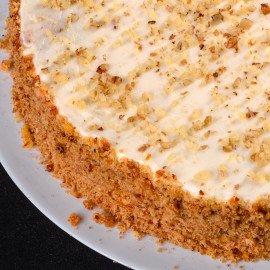 Delicious Carrot Cream Cake