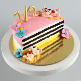 Designer Half A Truffle Cake