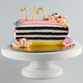 Designer Half A Truffle Cake