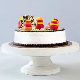 Designer Karwa Chauth Cake