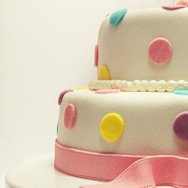 Designer Truffle Fondant Cake