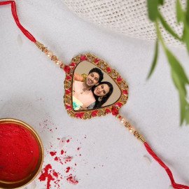 Designer Metal Customisable Rakhi