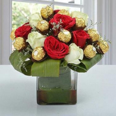 Distinctive Choco Flower Arrangement