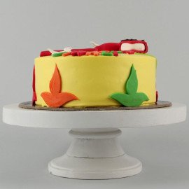 Diwali Cracker Chocolate Cake