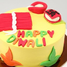 Diwali Cracker Chocolate Cake