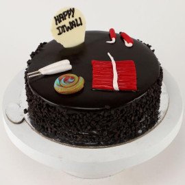 Diwali Crackers Chocolate Cake