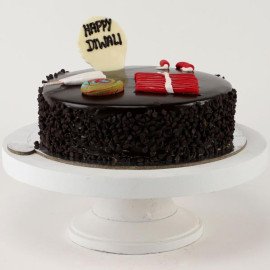 Diwali Crackers Chocolate Cake