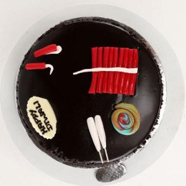 Diwali Crackers Chocolate Cake
