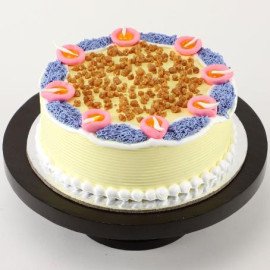 Diya Theme Butterscotch Cake