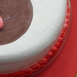 Dog Face Designer Cake