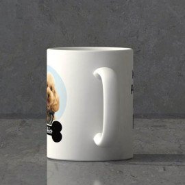 Dog Love Personalized White Ceramic Mug