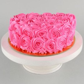 Dreamy Pink Chocolate Half Cake