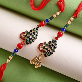 Embellished Mor Morni Rakhi