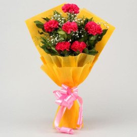 Enchanted Pink Carnations Bunch