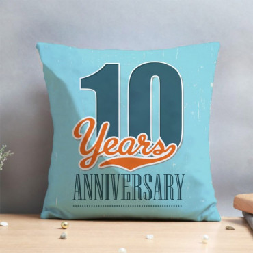 Enchanting 10th Anniversary Cushion