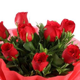Enigmatic Red Roses Bouquet