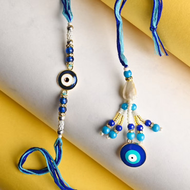 Evil Eye Rakhi Duo