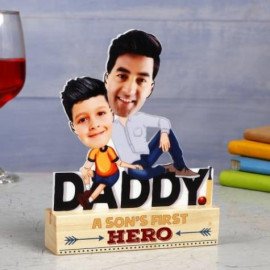 Father And Son Personalized Caricature