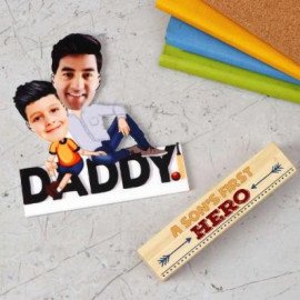 Father And Son Personalized Caricature