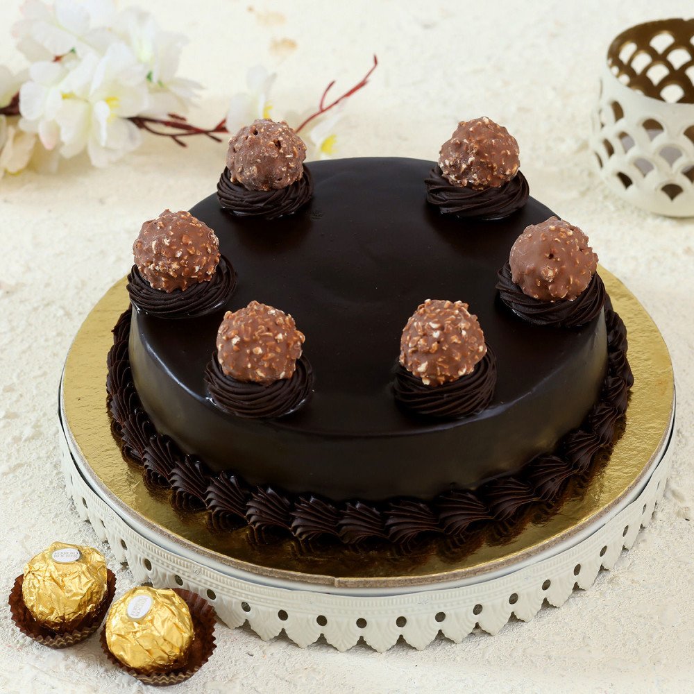 Ferrero Rocher Truffle Cake
