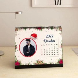 Festive Celebrations Personalized Spiral 2022 Desk Calendar