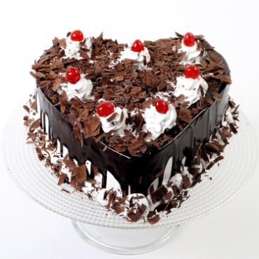 Flakey Hearts Black Forest Cake