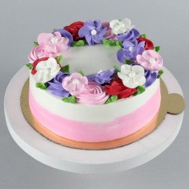 Floral Blossom Chocolate Cake