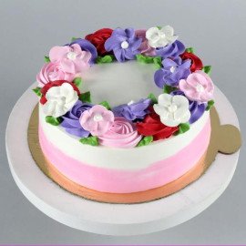 Floral Blossom Chocolate Cake