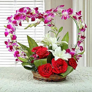 Floral Heartshaped Arrangement