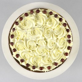 Floral Pretty Butterscotch Cake