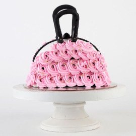 Floral Purse Cake