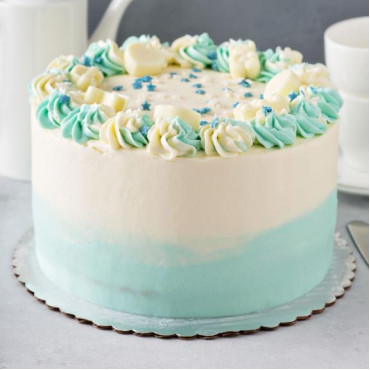 Floral Vanilla Cream Cake