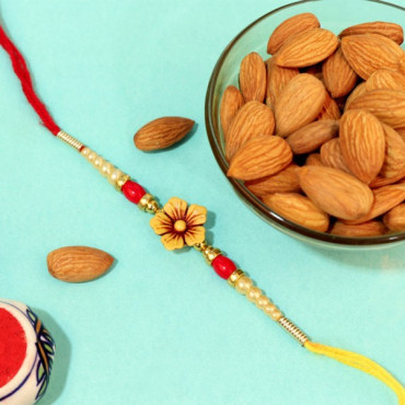 Floral Rakhi with Almonds