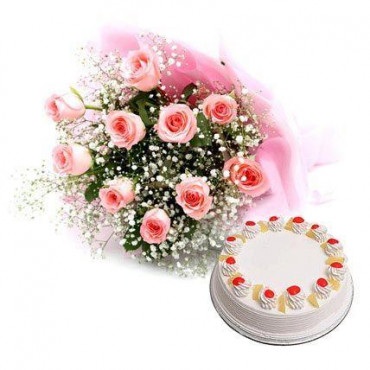 Flower and Cake Hamper