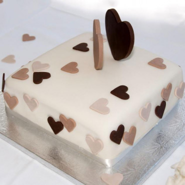 Forever Hearts Designer Cake