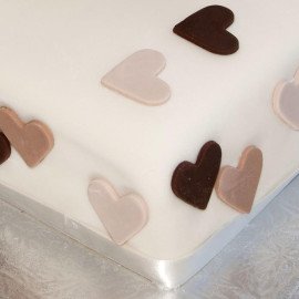 Forever Hearts Designer Cake