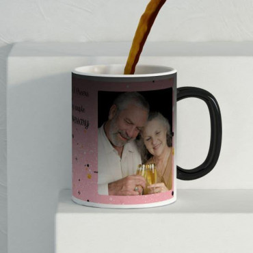 Forever Young Couple Anniversary Magic Mug