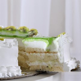 Fresh Kiwi Fruit Cake