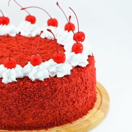Fresh Red Velvet Cream Cake