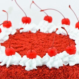 Fresh Red Velvet Cream Cake