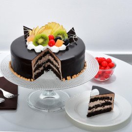 Fruit Chocolate Cake