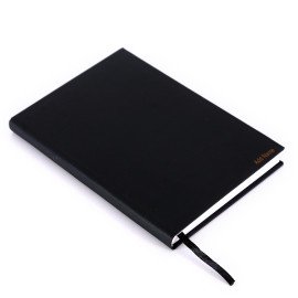 Personalised Classic A5 Black Notepad