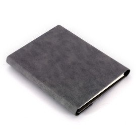 Personalised  A5 Light Gray Notebook