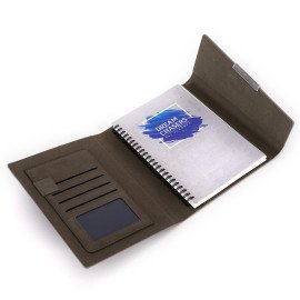 Personalised  A5 Light Gray Notebook