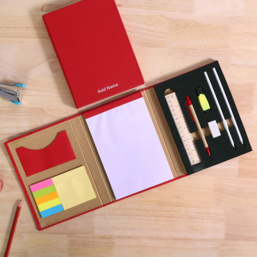 Red Organizer Notebook