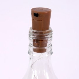 Personalized Women day led glass Bottle