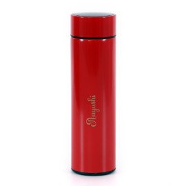  Personalized Temperature  Bottle Red