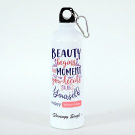  Personalized Temperature  Bottle Red
